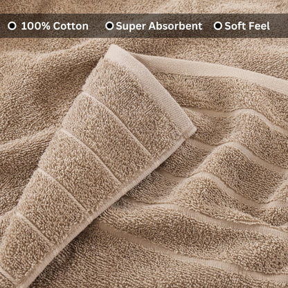 Casa Platino 100% Cotton 2 Pack Bath Towels (30"x60") - Ring Spun Cotton - Large Towels for Bathroom - Quick Drying, Highly Soft & Absorbent Shower Towel Set - Hotel & Spa Quality - White Towel Set