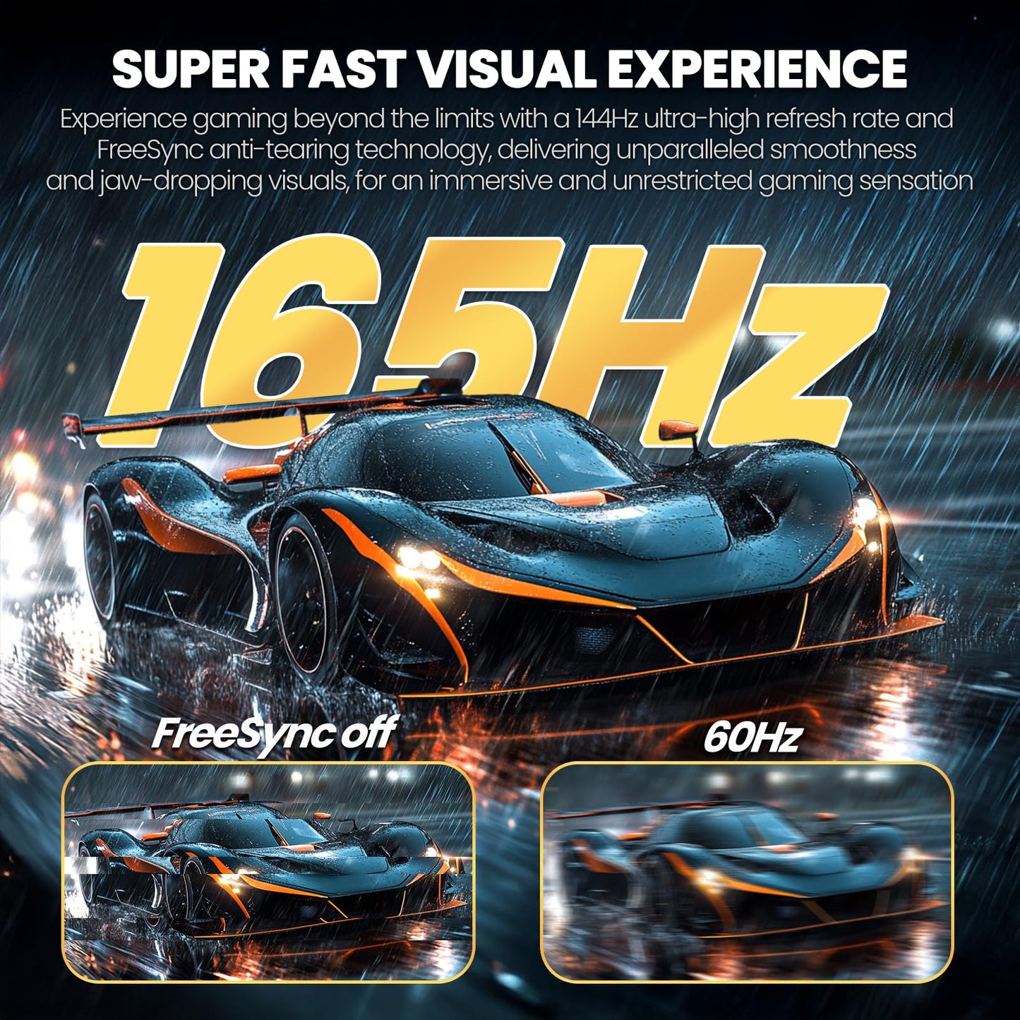 CRUA 45" Curved Gaming Monitor, 240Hz DQHD 5120×1440 UltraWide 32:9 VA Screen Computer Monitors, 120% sRGB,1500R, AMD FreeSync Compatible, Built-in Speakers, HDMI 2.1 & DP 1.4, Wall Mountable – Black