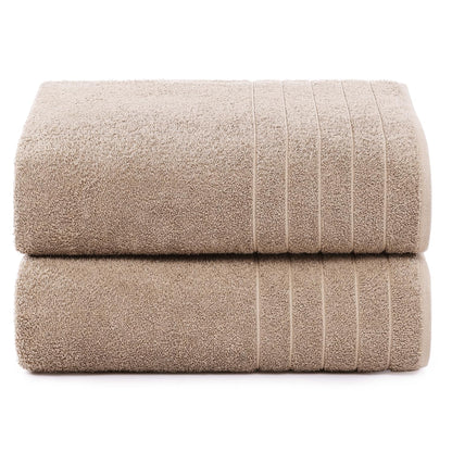 Casa Platino 100% Cotton 2 Pack Bath Towels (30"x60") - Ring Spun Cotton - Large Towels for Bathroom - Quick Drying, Highly Soft & Absorbent Shower Towel Set - Hotel & Spa Quality - White Towel Set