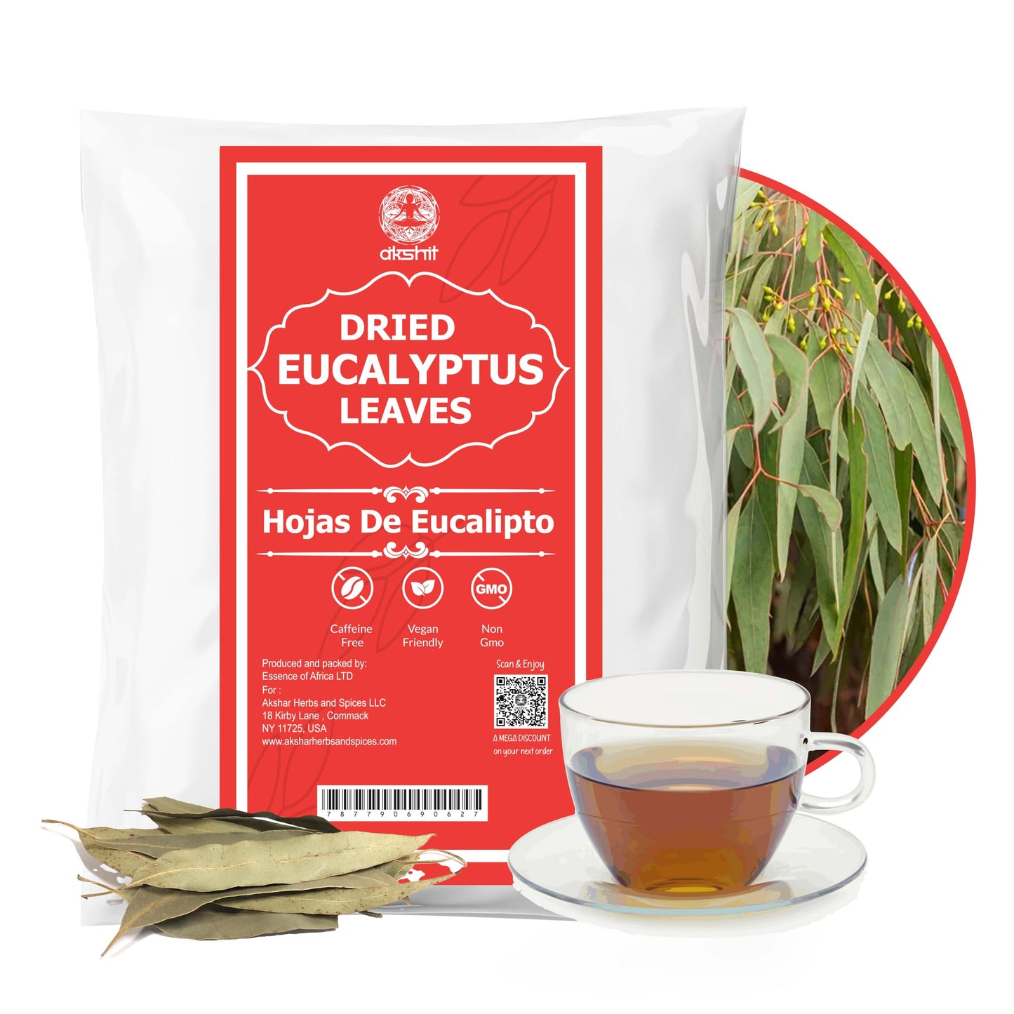 Akshit Natural Moringa Leaves, Dried From Fresh Leaves, MoringaOleifera Leaf Tea, Caffeine Free, Hojas De Moringa Secas, Non GMO. 2.6oz.