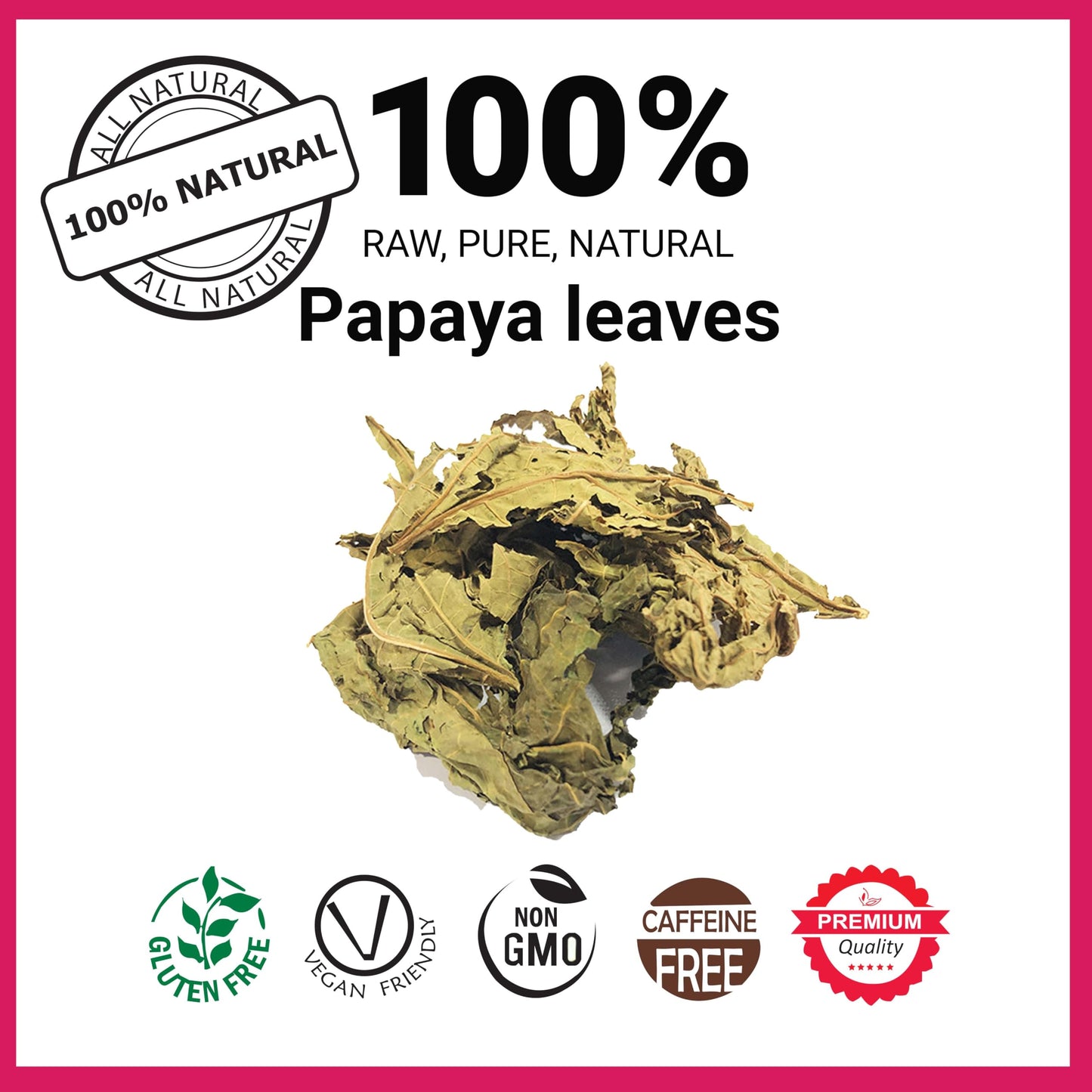 Akshit Moringa Leaves, 2.6oz, Dried From Fresh MoringaOleifera Leaves, Hojas De Moringa Secas, Loose Leaf Tea, Drumstick Tree Leaf, Non-GMO