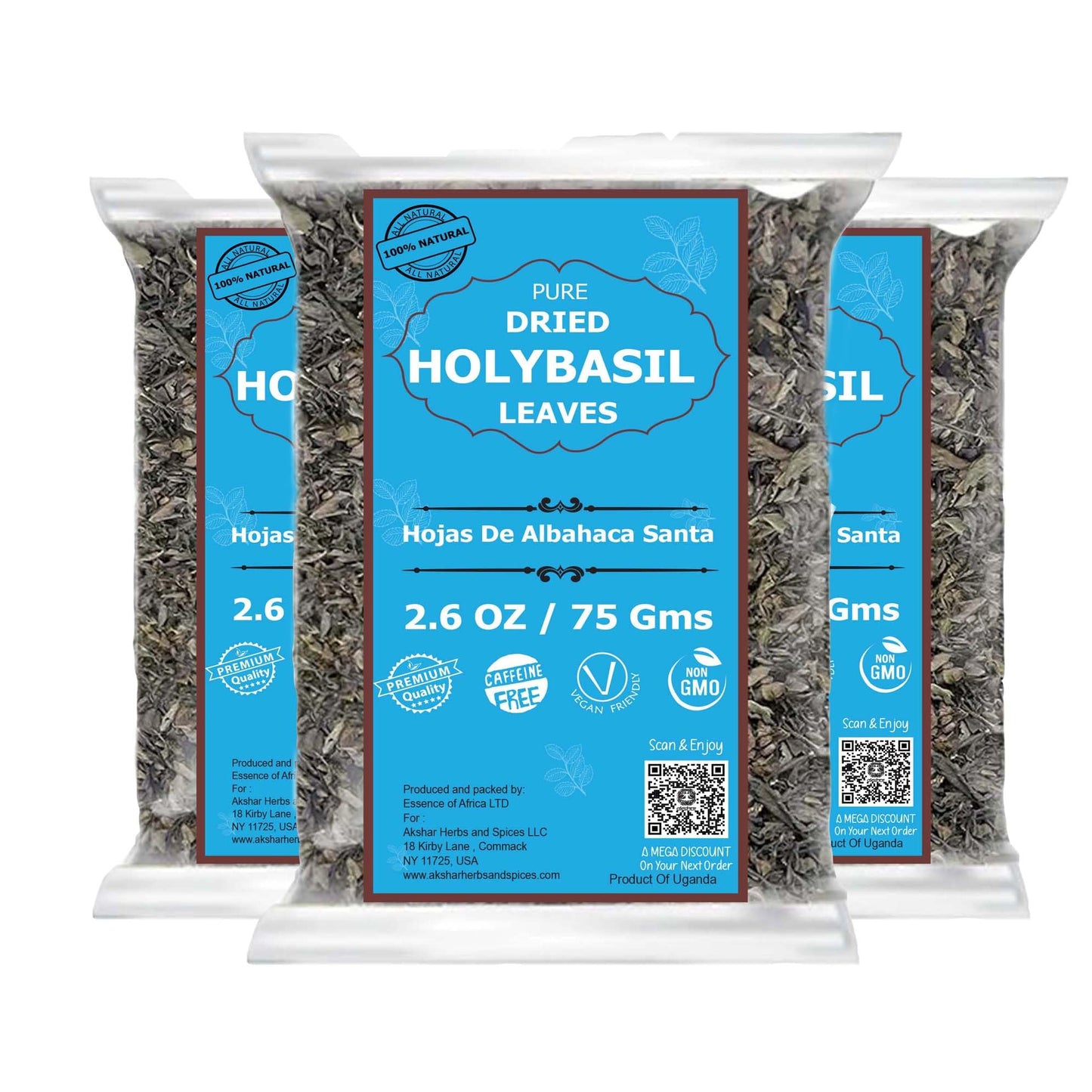 Akshit Moringa Leaves, 2.6oz, Dried From Fresh MoringaOleifera Leaves, Hojas De Moringa Secas, Loose Leaf Tea, Drumstick Tree Leaf, Non-GMO
