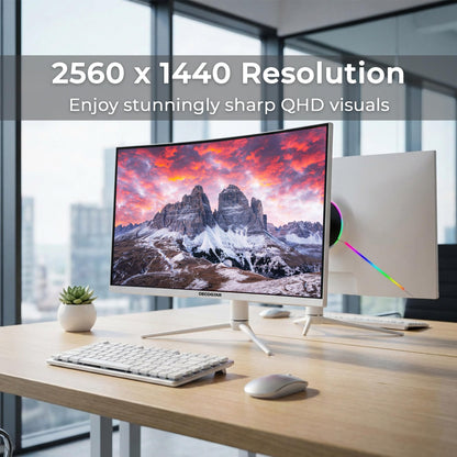 Deco Gear 39" Curved Widescreen Gaming Monitor | 2560x1440 | 1ms MPRT | 165 Hz | 16:9 | HDR400 | 4000:1 | 1 x HDMI | 1 x DisplayPort - Limited Black Edition