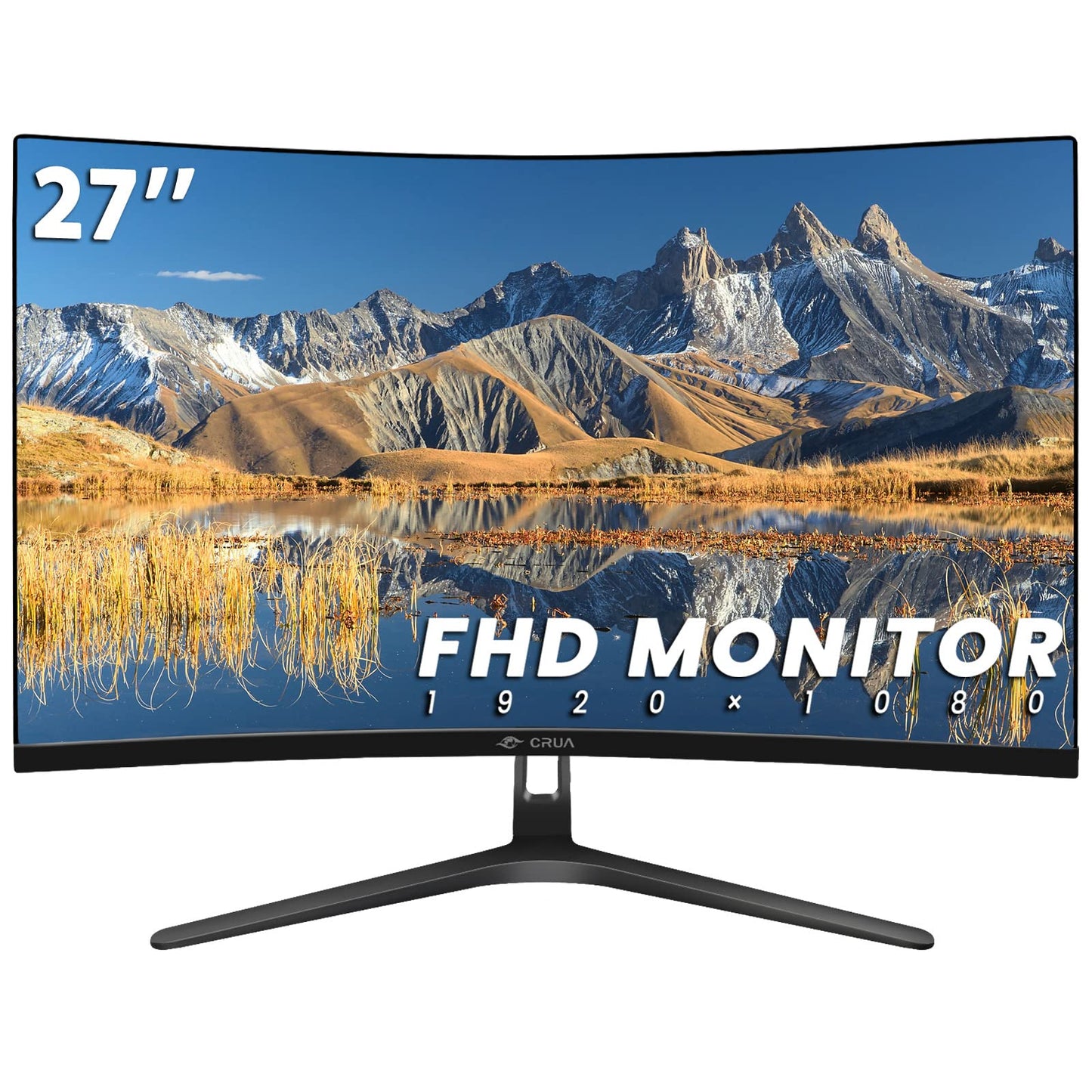 CRUA 45" Curved Gaming Monitor, 240Hz DQHD 5120×1440 UltraWide 32:9 VA Screen Computer Monitors, 120% sRGB,1500R, AMD FreeSync Compatible, Built-in Speakers, HDMI 2.1 & DP 1.4, Wall Mountable – Black