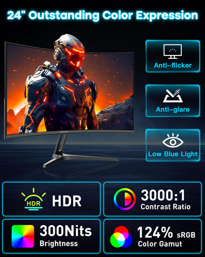 SANSUI 34 Inch 240Hz Ultrawide Curved Gaming Monitor UWQHD 3440×1440, 21:9 2K Curved Monitor 1500R,HDR400,Fast VA, PIP/PBP,AI Crosshair,AIPQ(Visual Enhance),MPRT 1ms,HDMI2.1 * 2,DP1.4 * 2