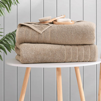 Casa Platino 100% Cotton 2 Pack Bath Towels (30"x60") - Ring Spun Cotton - Large Towels for Bathroom - Quick Drying, Highly Soft & Absorbent Shower Towel Set - Hotel & Spa Quality - White Towel Set