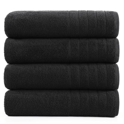 Casa Platino 100% Cotton 2 Pack Bath Towels (30"x60") - Ring Spun Cotton - Large Towels for Bathroom - Quick Drying, Highly Soft & Absorbent Shower Towel Set - Hotel & Spa Quality - White Towel Set