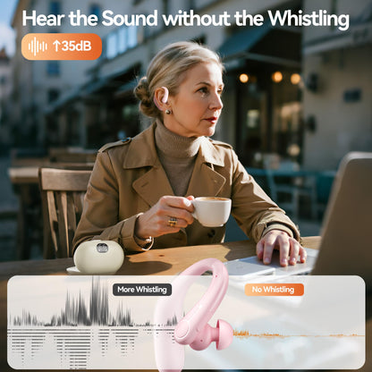 Hearing Aids, Hearing Aids for Seniors with Automatic Noise Cancelling for the Hearing Loss, Rechargeable Bluetooth Hearing Amplifiers with APP Volume Control, Premium Comfort Design and Wear
