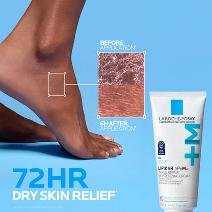 La Roche-Posay Lipikar AP+MAX Triple Repair Moisturizing Body Cream | Face & Body Lotion for Dry Skin with Shea Butter & Niacinamide | Gentle Moisturizer for Very Dry, Rough & Sensitive Skin