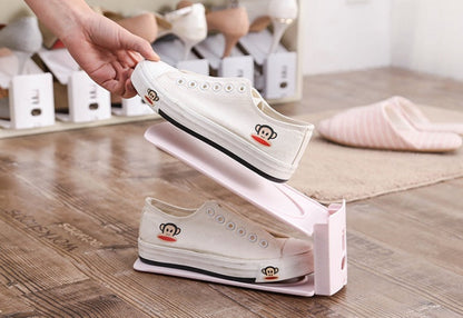 Multi-Tier Shoe Storage Rack Organizer Shelf