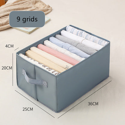 Large Capacity Folding Clothes Drawer Divider