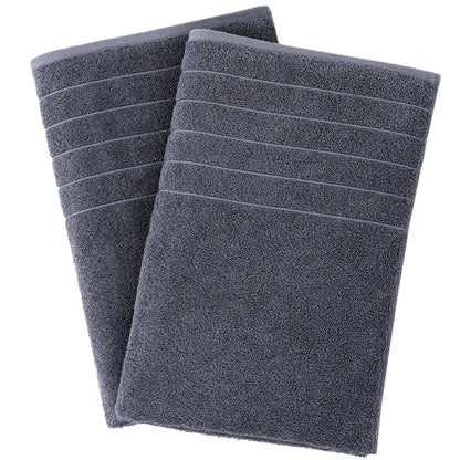 Casa Platino 100% Cotton 2 Pack Bath Towels (30"x60") - Ring Spun Cotton - Large Towels for Bathroom - Quick Drying, Highly Soft & Absorbent Shower Towel Set - Hotel & Spa Quality - White Towel Set