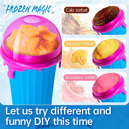 500ml Quick-Frozen Squeeze Slushy Maker Cup