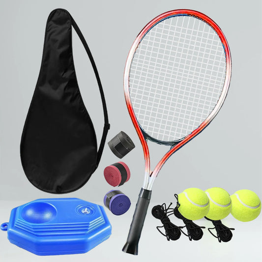 Tennis Trainer Rebound Ball Solo Training Equipment for Beginners Exercise Single Player Self Practice for Park Garden Backyard