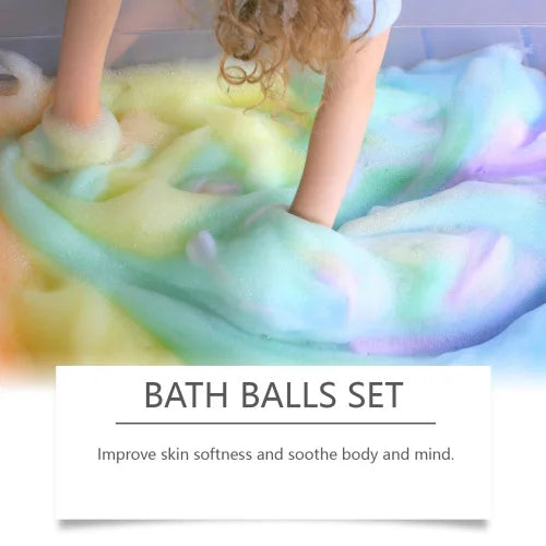 Wiieey Children's Bath Bath Ball Children's Bath Moisturizes Bubble Fragrance Plant Fragrance Cleans Skin