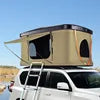 Folding Camping Truck Rooftop Tent 2-3 Person Large Hard Shell Car Roof Top Tent Outdoor Adventure