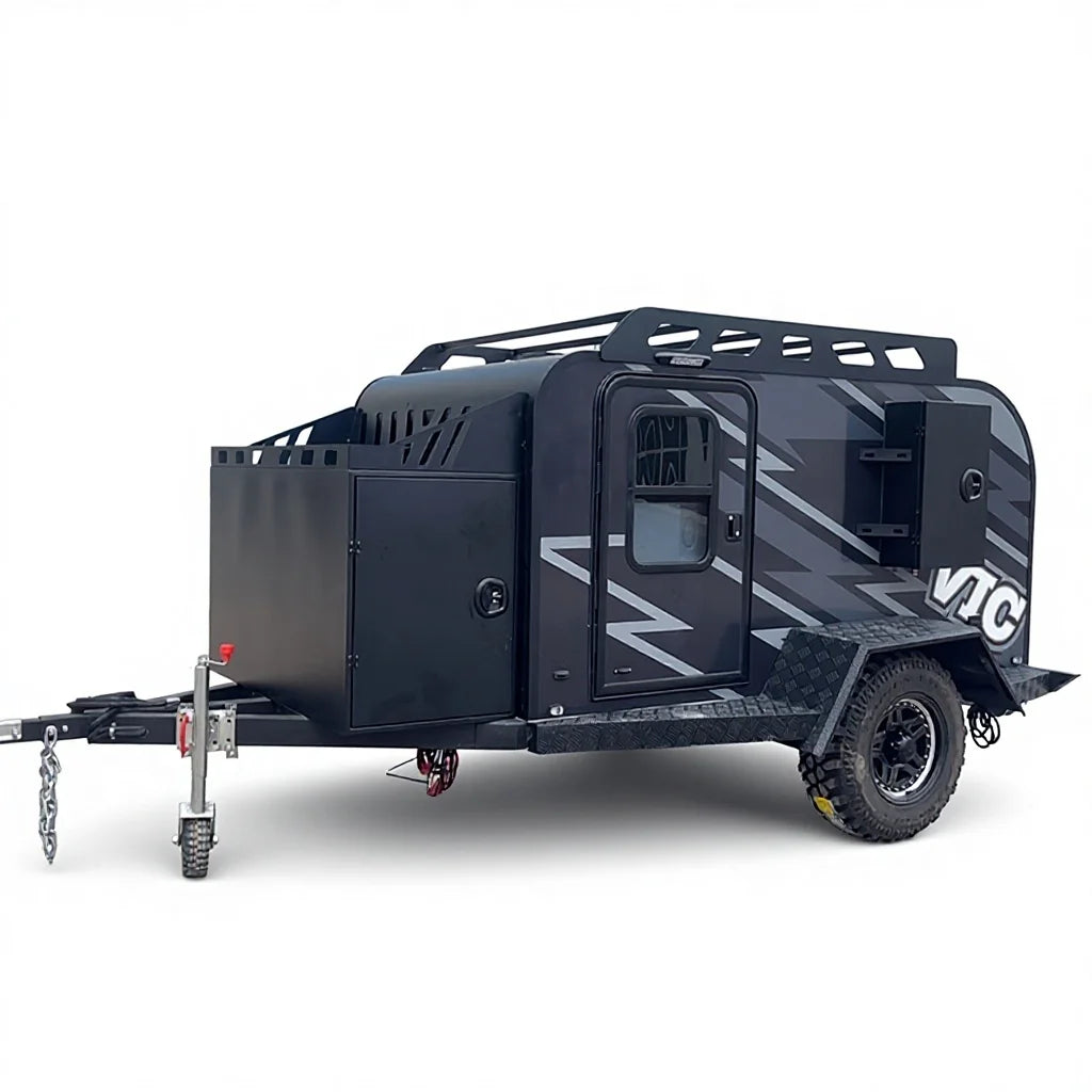 Factory Direct Supply Light Weight Camper Trailer Towing Aluminum Overland Travel Trailers Mini Rv