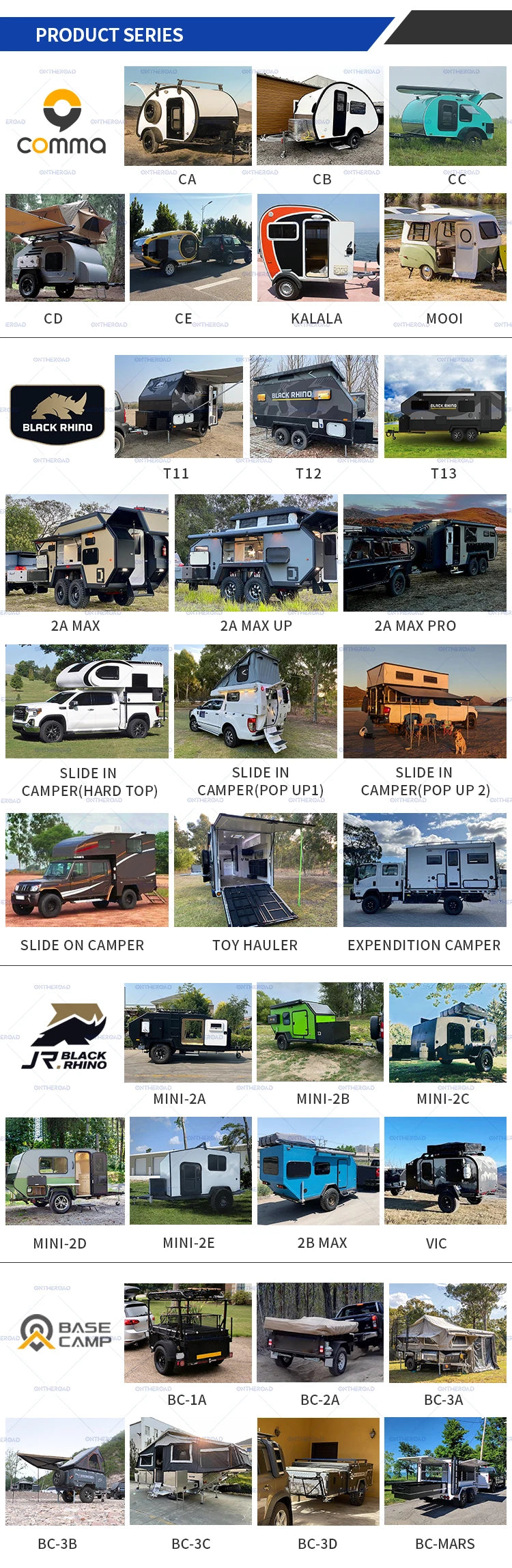 Travel Outdoor Camping Car Trunk Roof Top Tent Camper for Trailer with Hard Aluminum Shell Tents Camper Trailer