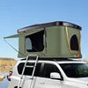 Folding Camping Truck Rooftop Tent 2-3 Person Large Hard Shell Car Roof Top Tent Outdoor Adventure