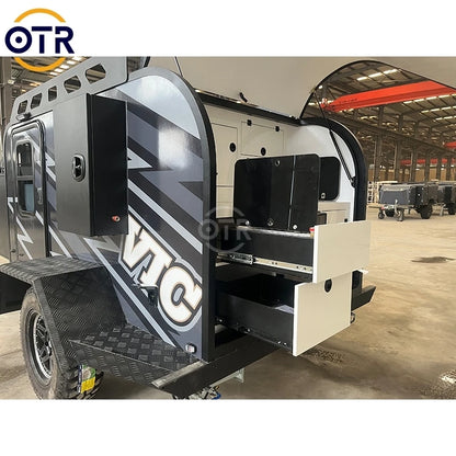 Factory Direct Supply Light Weight Camper Trailer Towing Aluminum Overland Travel Trailers Mini Rv