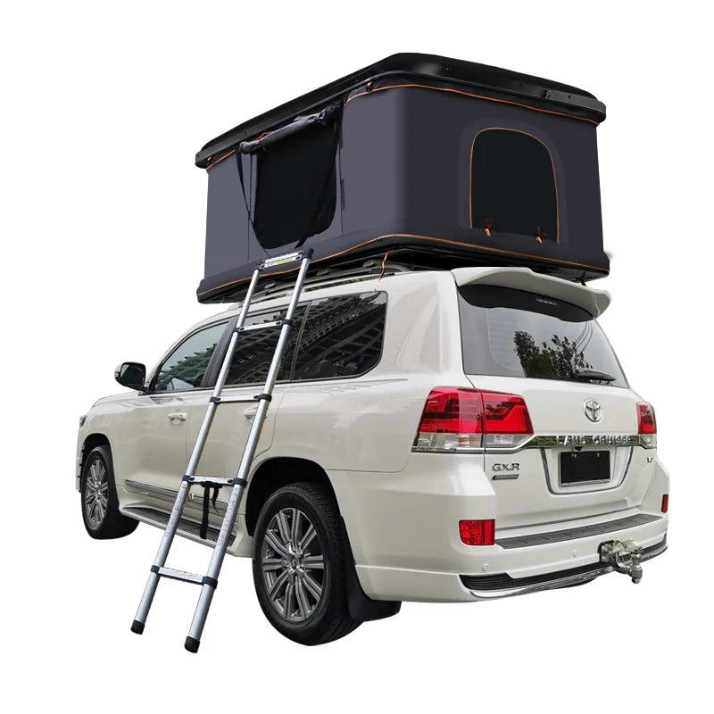 Folding Camping Truck Rooftop Tent 2-3 Person Large Hard Shell Car Roof Top Tent Outdoor Adventure