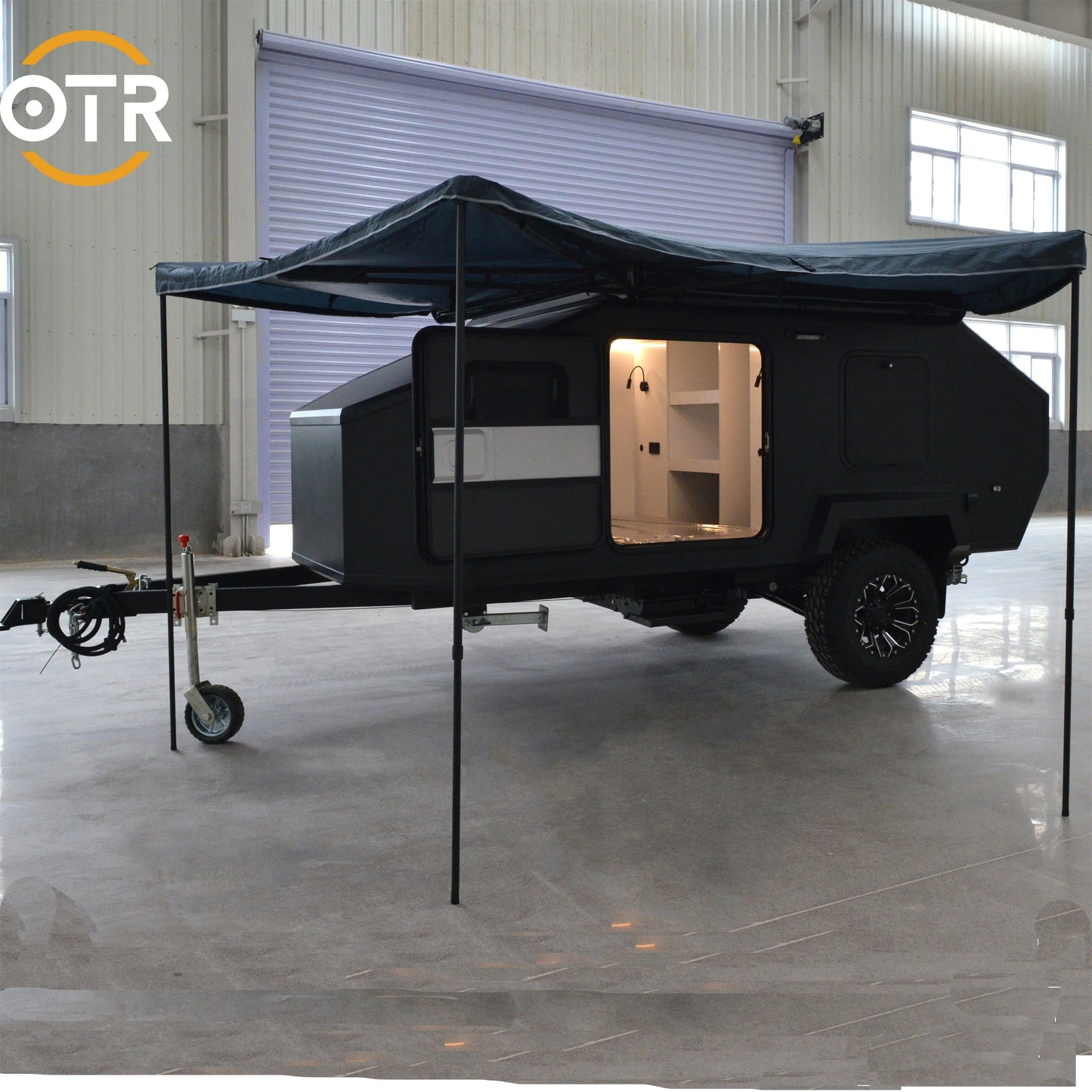 New Lightweight Offroad Caravan RV Camper Trailer Hard Style Small Car Tiny Expedition 4 Wheel Drive