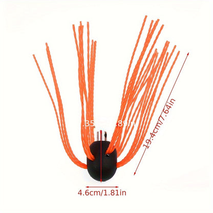Reusable Nylon Chimney Brush Head with Tassels