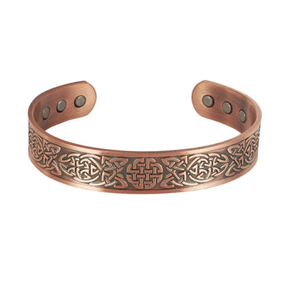 Vinterly Pure Copper Bracelet Yggdrasil Viking Adjustable Magnetic Bangles Arthr