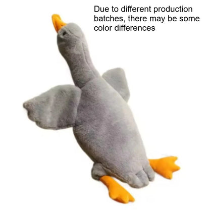 1pc 50cm Soft Duck: Colorful tie dye cat and dog plush toy, upgraded version (embroidered eyes+no zipper design), companion dog