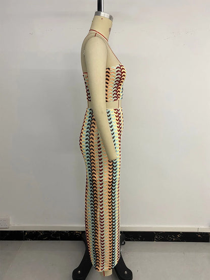 Casual Slim 2 Pieces Skirt Set For Woman 2026 Summer Elegant Women's Two Pieces Dress Full Set Suit Outfit Fashion Matching Sets