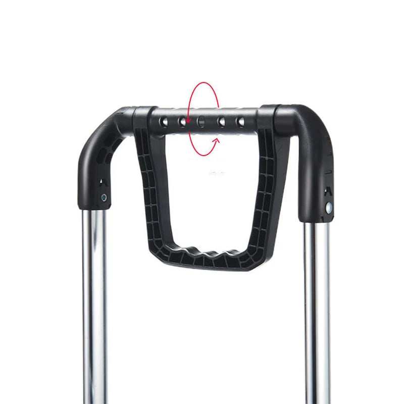 Grocery Cart Folding Portable Shopping Aluminum Alloy Lightweight Step Climbing
