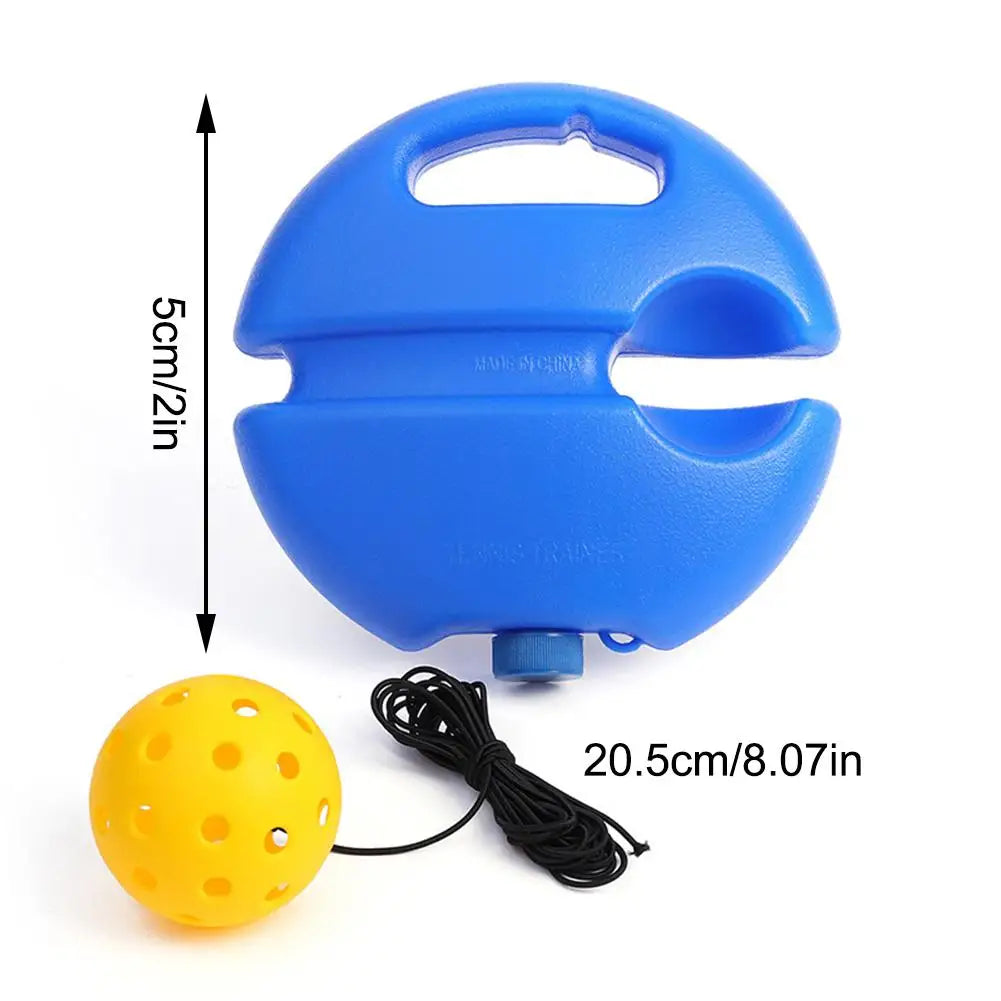 Portable Solo Tennis Trainer Rebound Tennis Ball with String Rope Self Tennis Practice Training Tool for Adults Kids Beginners