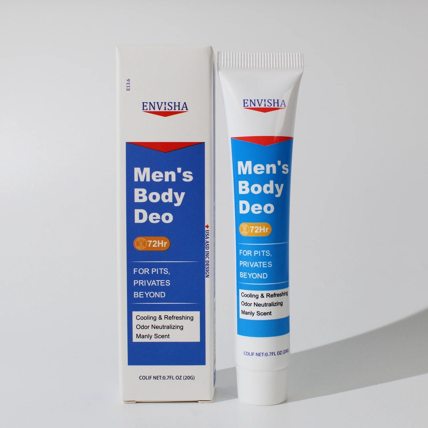 ENVISHA Men's Body Care Body Lotion For Private Parts Armpits Buttocks Deodorant Lasting 72 Hours Fragrance Beauty Health
