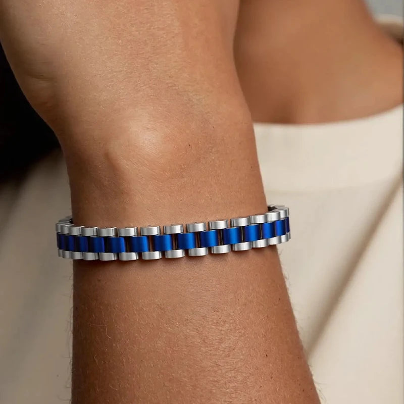 ROXI | Stainless Steel Cuban Bracelet Women and Men Unisex Fashion Couple Jewelr