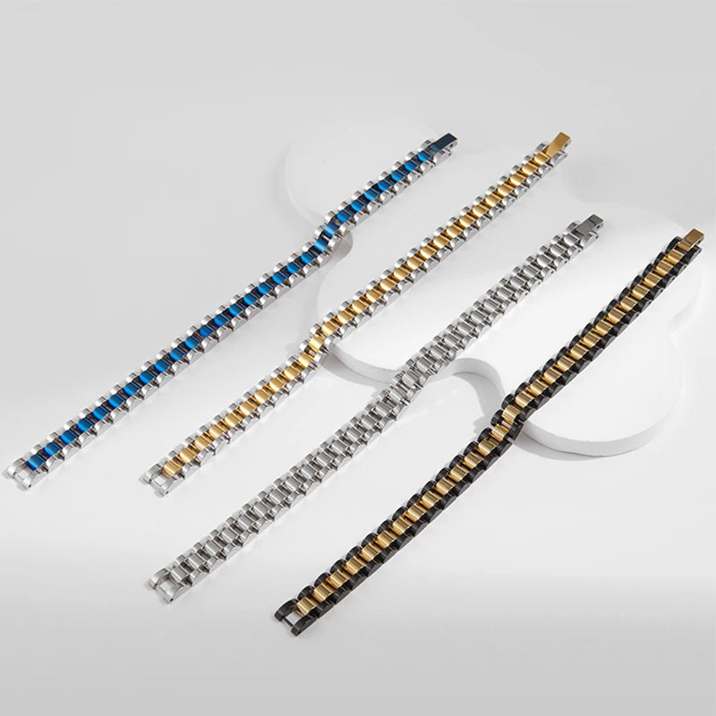 ROXI | Stainless Steel Cuban Bracelet Women and Men Unisex Fashion Couple Jewelr