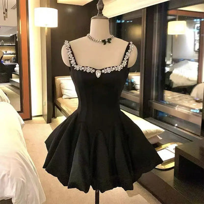 2025 Autumn New Women's Midi Dress French Vintage Lace Evening Gown Romantic Fairy Princess Style Elegant Party Formal Wear