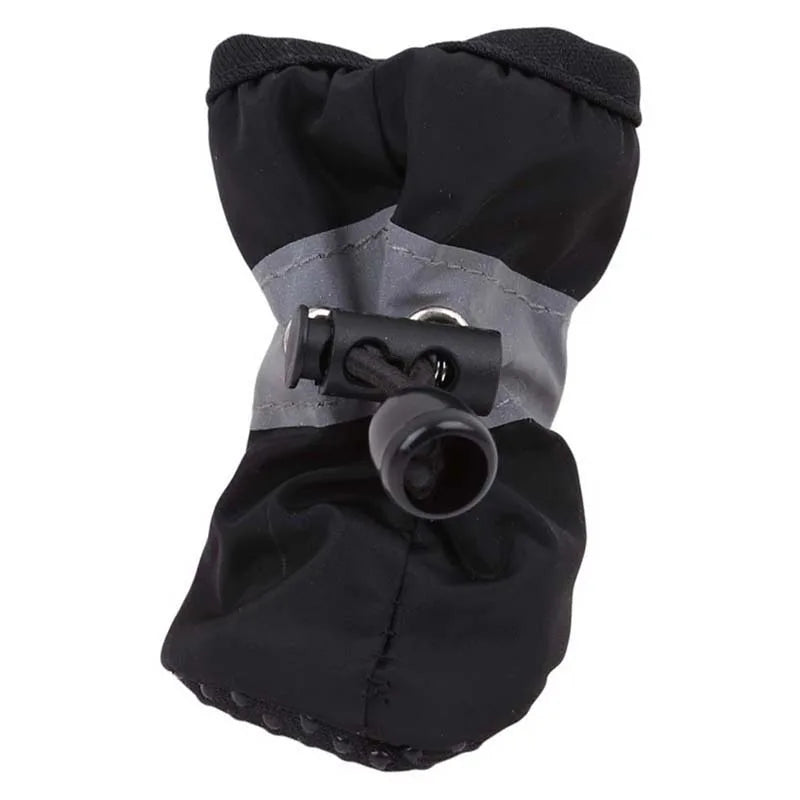 4pcs/set Waterproof Winter Pet Dog Shoes Anti-slip Rain Snow Boots Footwear Thick Warm For Small Cats Puppy Dogs Socks Booties