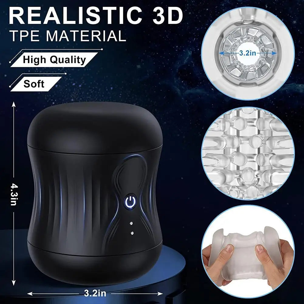 Stylish Electric Male Intimate Trainer, Strong Vibration Massage Stimulator New Design Adult Wellness Accessory