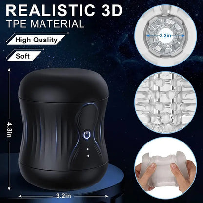 Stylish Electric Male Intimate Trainer, Strong Vibration Massage Stimulator New Design Adult Wellness Accessory