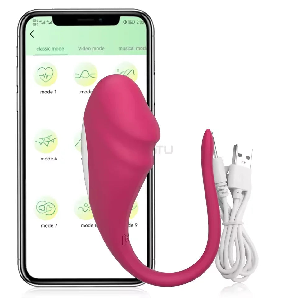 Wireless G Spot Vibrator for Women APP Bluetooth Vibrating Egg Clitoris Stimulator Dildo Wear Vagin Massger Adult Sex Toy Couple