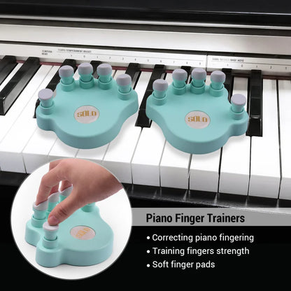 SOLO SP-140 Piano Finger Trainers Fingers Strength Training Tools for Piano Beginners, 1 Pair/Pack