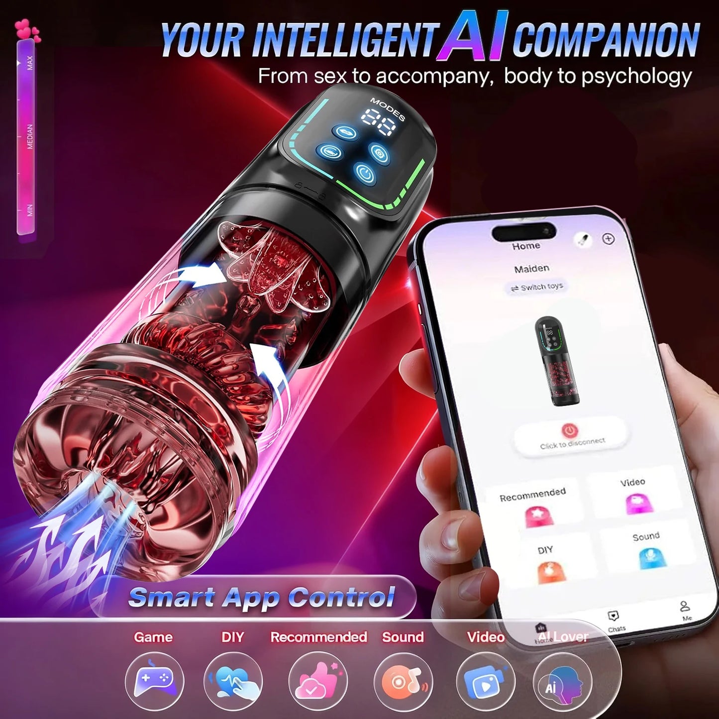 Automatic Telescopic Thrusting Male Masturbator Cup Sucking Vibrating Masturbation Vagina Pusssy Blowjob Adult Sex Toys for Men