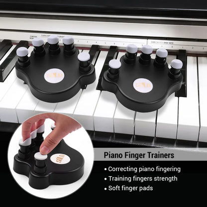 SOLO SP-140 Piano Finger Trainers Fingers Strength Training Tools for Piano Beginners, 1 Pair/Pack