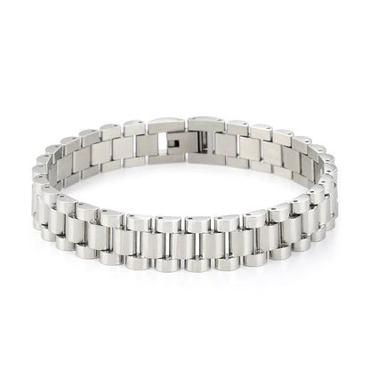 ROXI | Stainless Steel Cuban Bracelet Women and Men Unisex Fashion Couple Jewelr