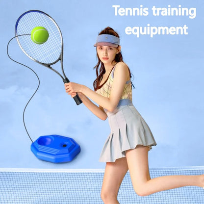 Tennis Trainer Rebound Ball Solo Training Equipment for Beginners Exercise Single Player Self Practice for Park Garden Backyard