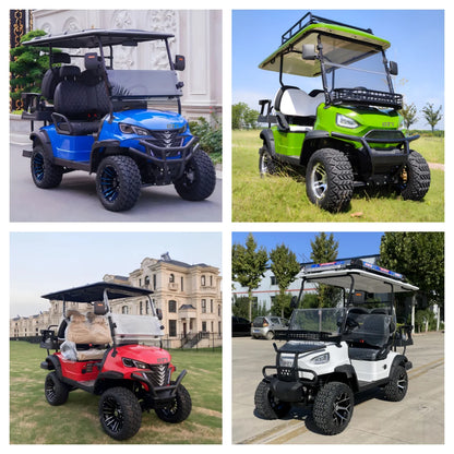 Cheap Chinese Golf Carts for Sale Electric Lithium 72V Battery 6 Seater Car Price Buggy 4 Seater Cars China Prices