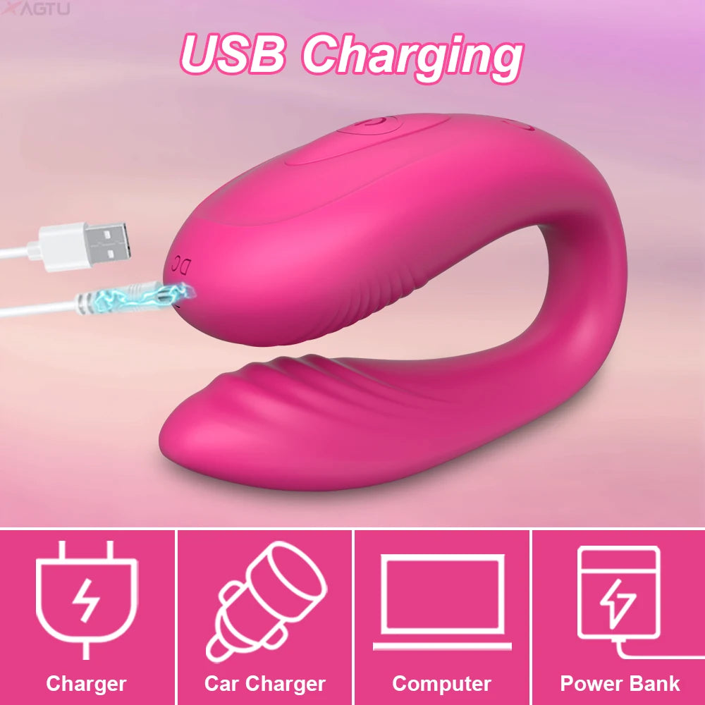 APP Remote Control Vibrator for Women Clitoris Stimulate Female G-Spot Couples Dual Wearable Vibrating Massage Adult Sex Toys