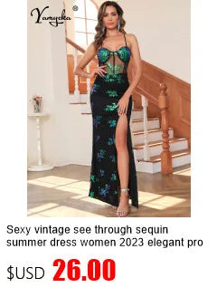 Sexy see through mesh mini sequin summer dress women elegant bodycon club birth