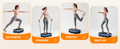 Whole Body Fitness Massage Calorie Counter Vibration Plate 120 Speed Levels Professional Machine for Effortless Body Sculpting