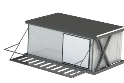 Aluminium Alloy Waterproof Rooftop Tent for Outdoor Camping SUV Car Roof Racks 2-3 People Capacity Hard Shell Top Roof